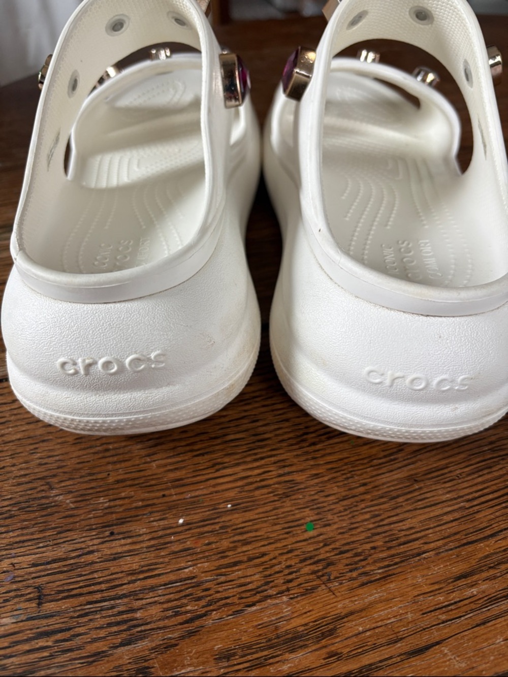 Crocs Mega Crocs Women’s Size 10 with charms - Picture 5 of 11